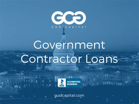 Government Contractor Business Loans Federal Govt Contractor Financing Gud Capital