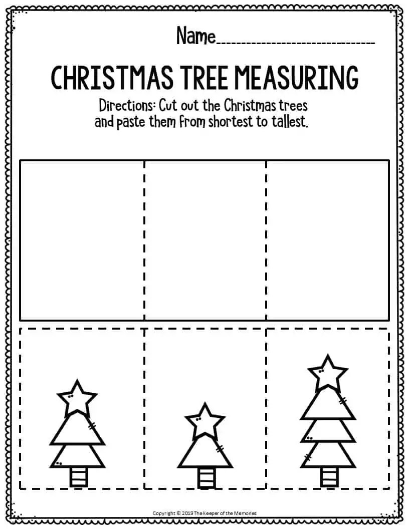 Kindergarten Worksheets Christmas Worksheet24